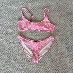 Cheetah Triangl Swimsuit